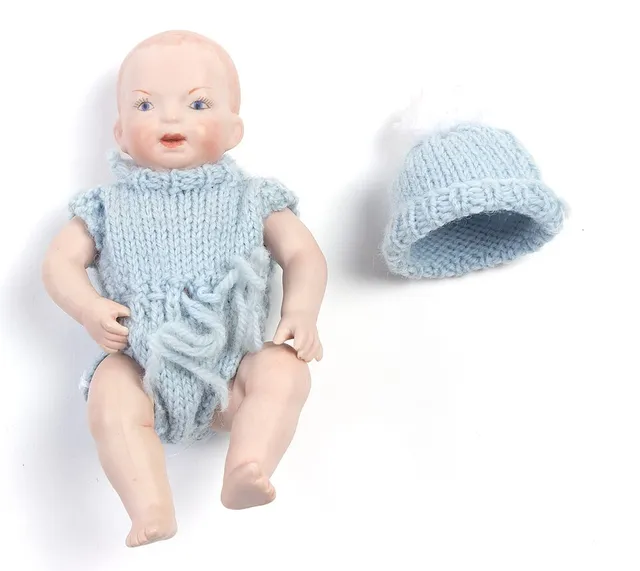 All-bisque baby doll
