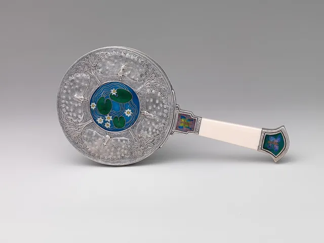 Sterling hand mirror