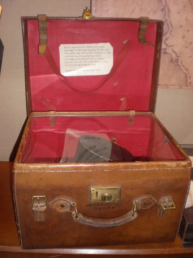 Stagecoach passenger trunk