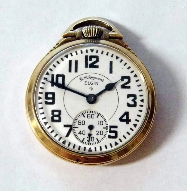 Railroad-grade pocket watch